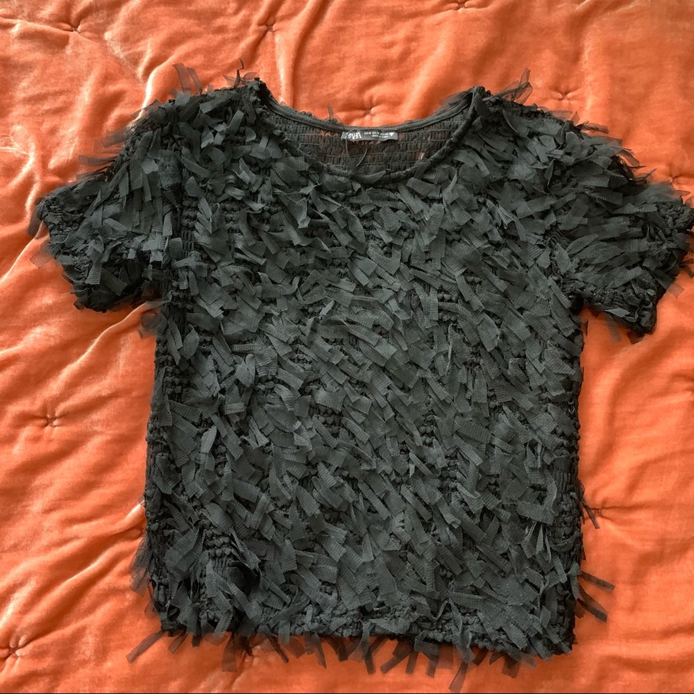 Fun Zara tassel top!